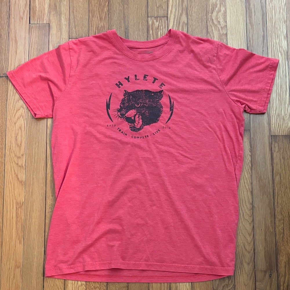 Hylete Coral Panther Graphic Tee